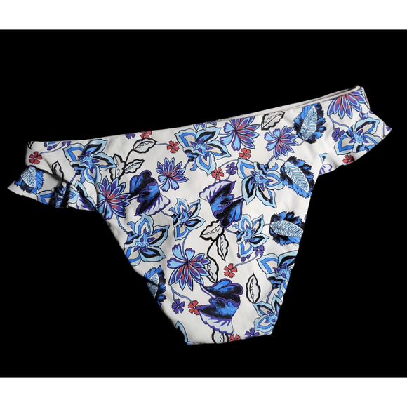 NWT ELLA‎ MOSS Folktale Floral Ruffle Leg Boho Bikini Bottom Women's Size M - Picture 4 of 9
